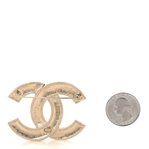 Chanel Rainbow Multi-Colored Brooch Pin - Gold Blue
Orange Yellow A23C